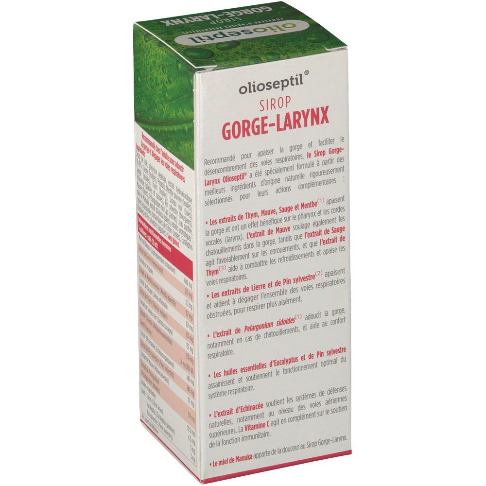 Olioseptil® Gorge-Larynx Sirop