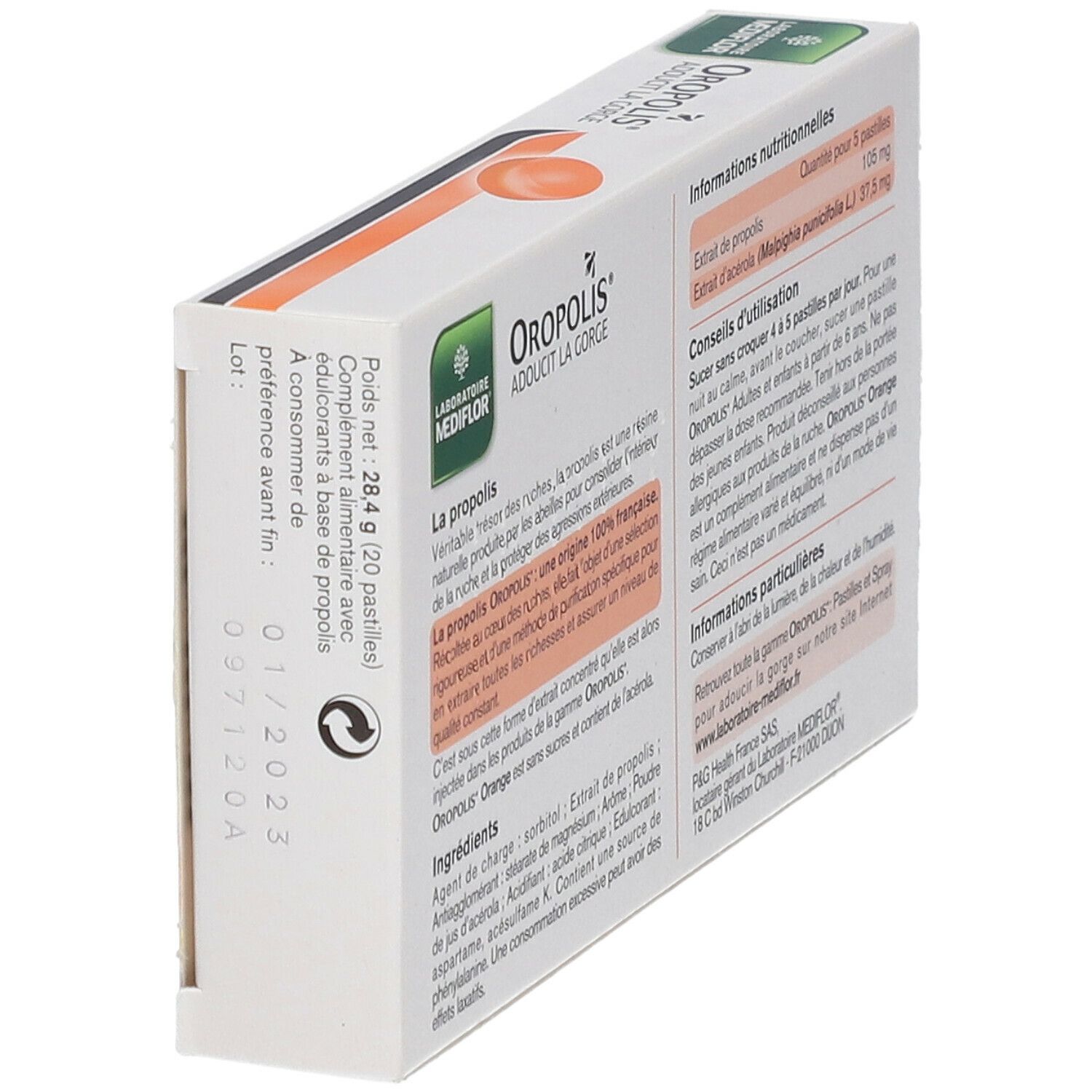 Oropolis® Orange Vitamine C