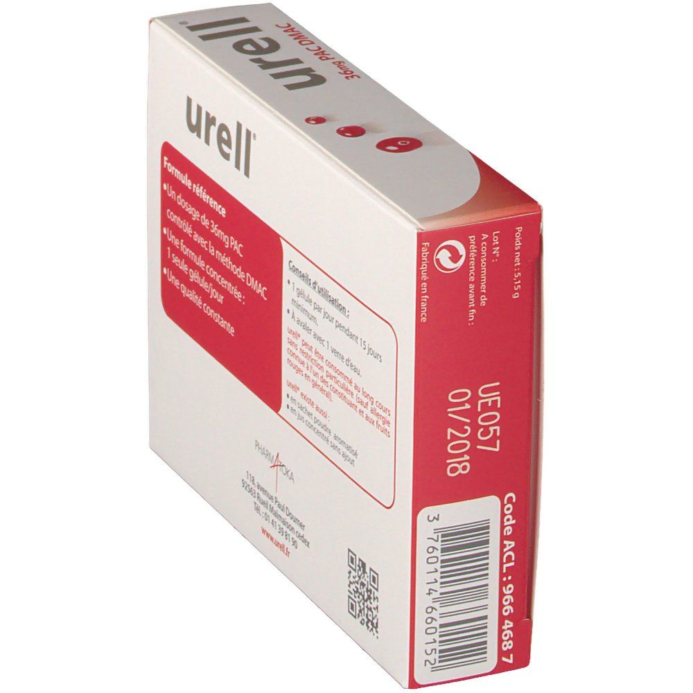 Pharmatoka Urell 36 mg gènes urinaires