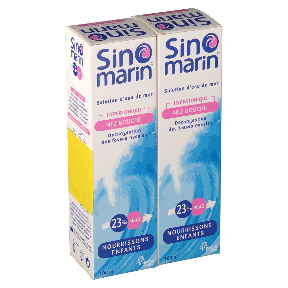 Sinomarin solution nasale hypertonique enfants