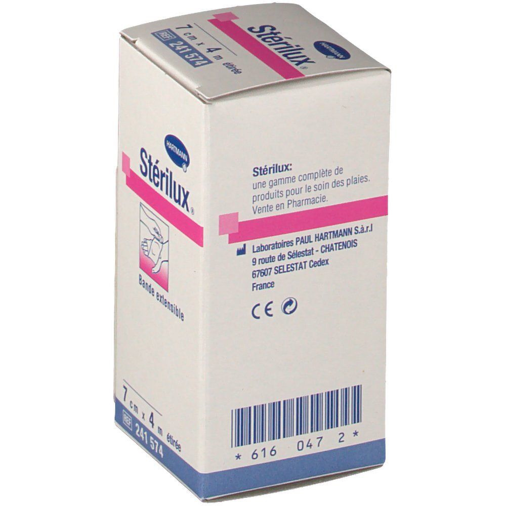 Stérilux bande extensible 4 m x 7 cm