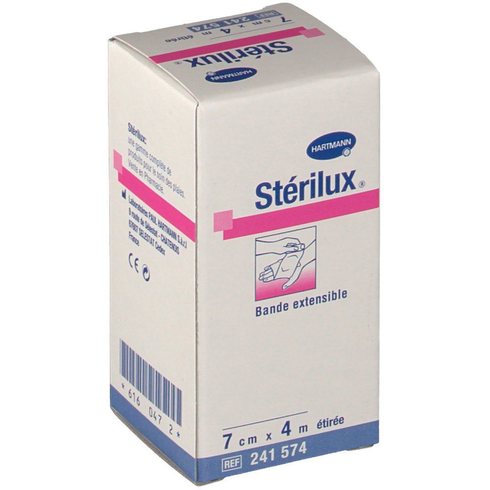 Stérilux bande extensible 4 m x 7 cm