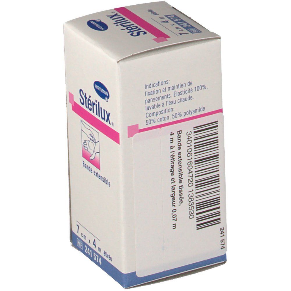 Stérilux bande extensible 4 m x 7 cm