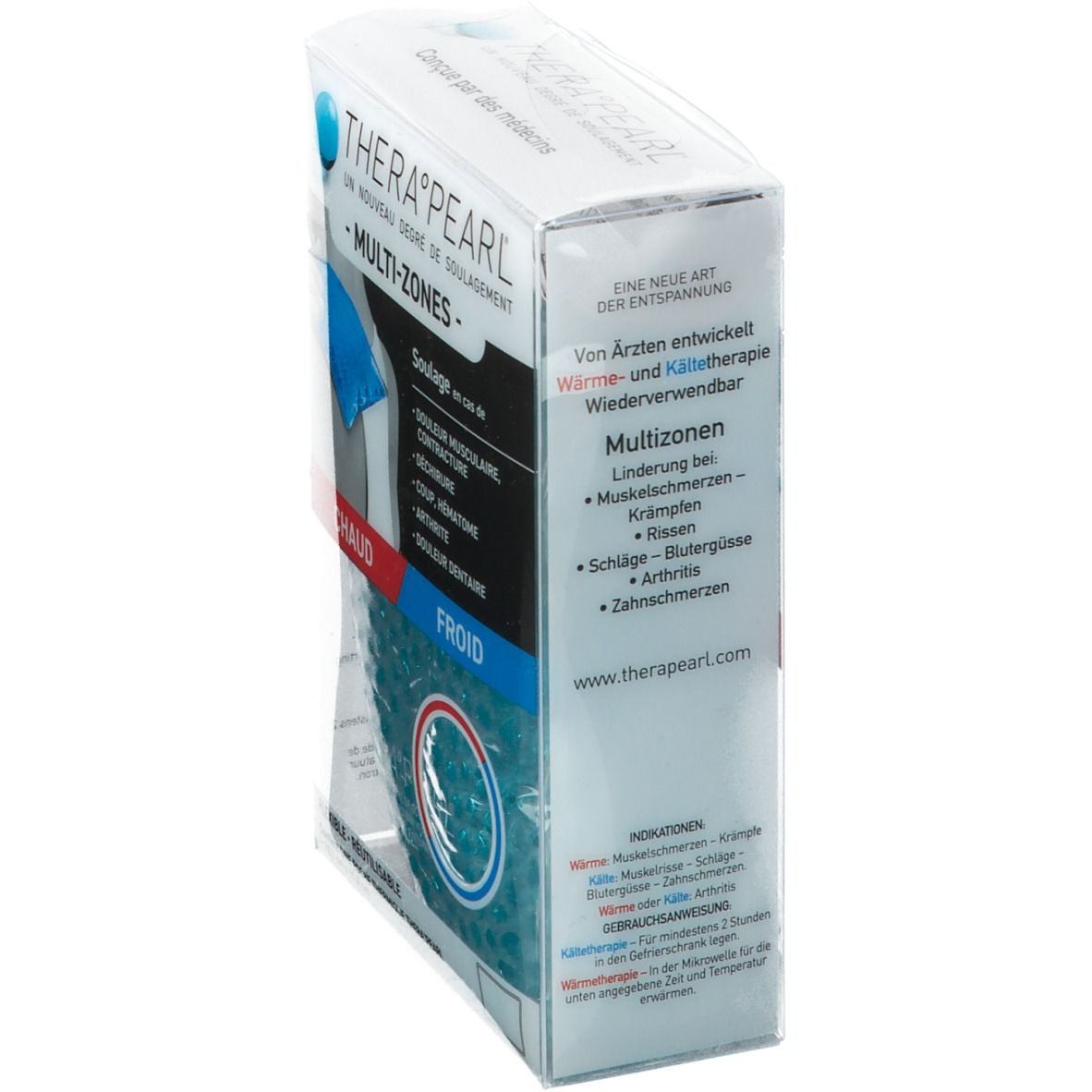 Therapearl Multi Zones - Poche Thermique Garnie De Billes - Soulage En Cas De Douleur Musculaire
