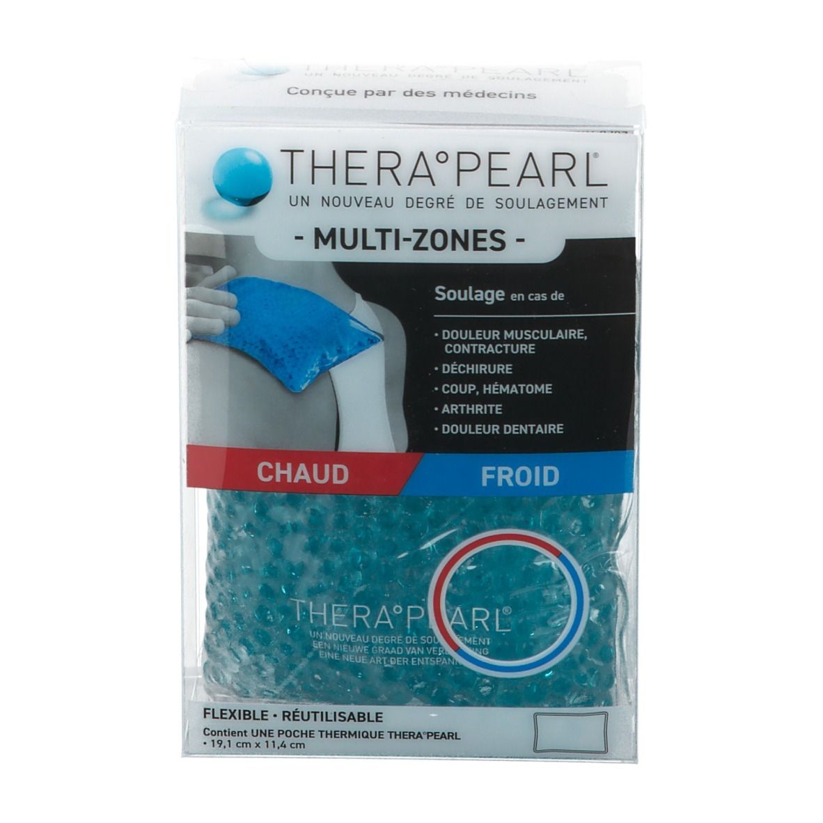 Therapearl Multi Zones - Poche Thermique Garnie De Billes - Soulage En Cas De Douleur Musculaire