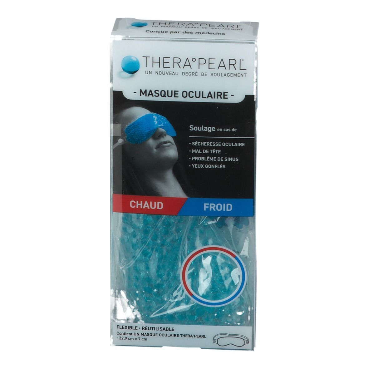 TheraPearl compresse chaud froid masque oculaire