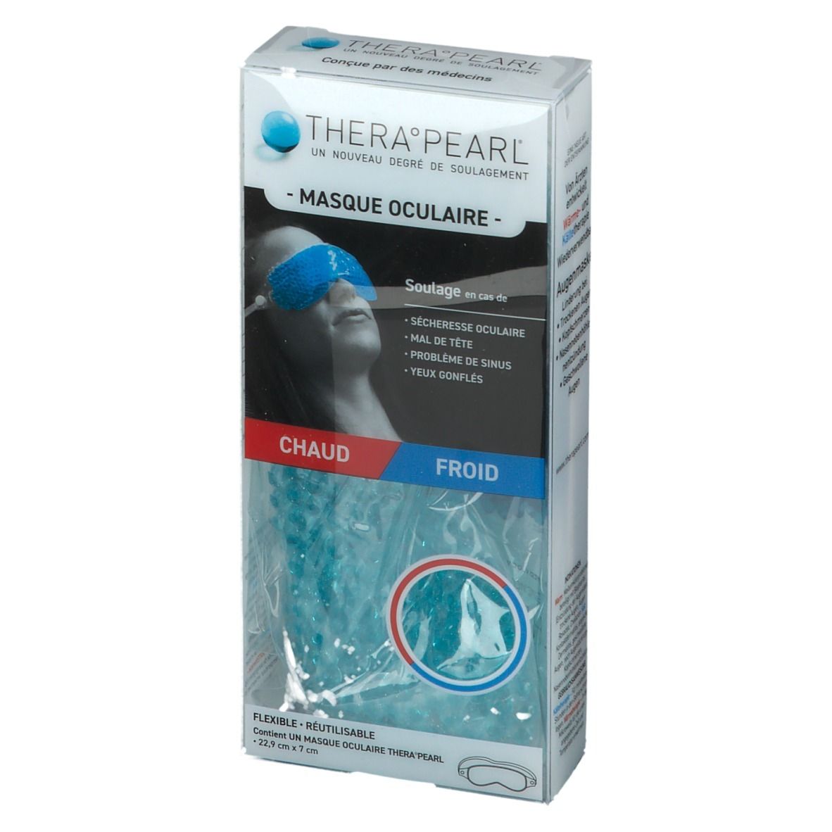 TheraPearl compresse chaud froid masque oculaire