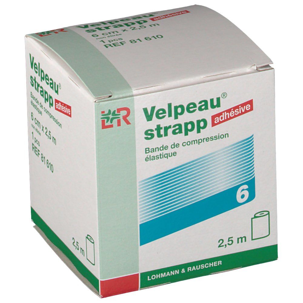 Velpeau Strapp bande adhésive blanche 2,5 x 6 cm
