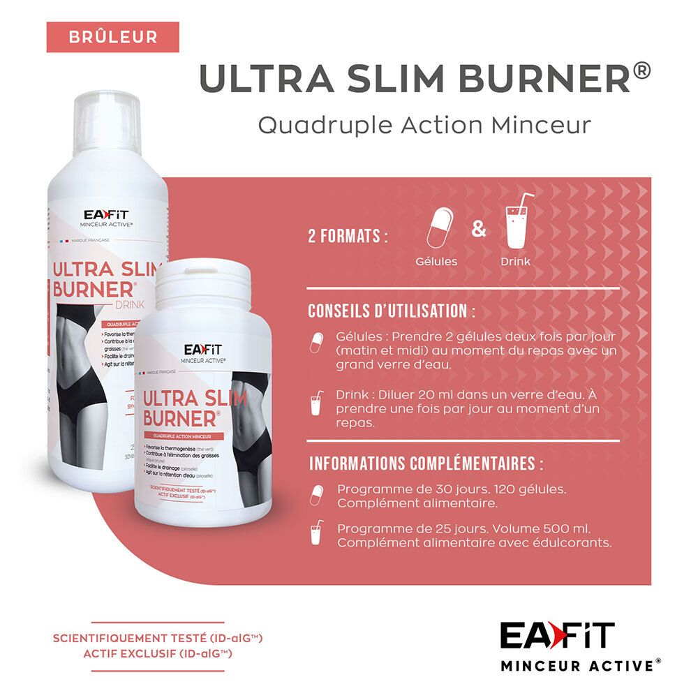 EA Fit Ultra Slim Burner Quadruple Action Minceur