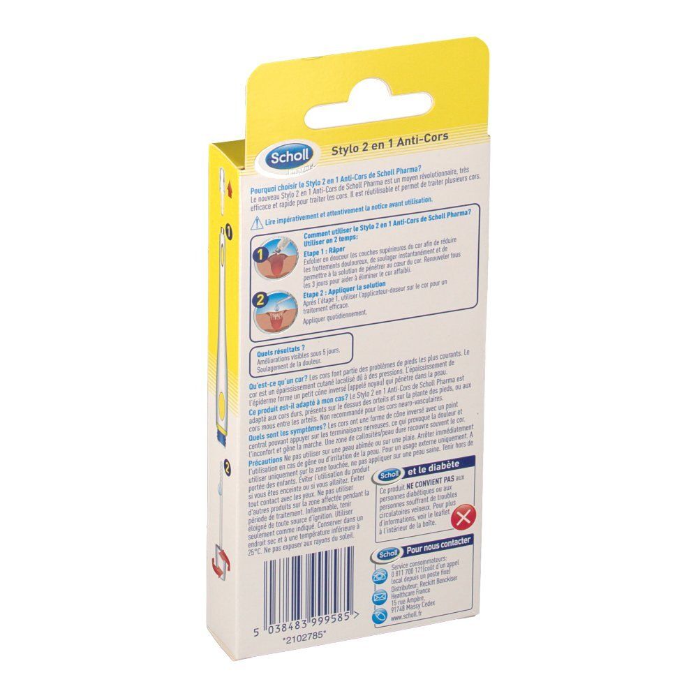 Scholl® Stylo 2 en 1 Anti-Cors