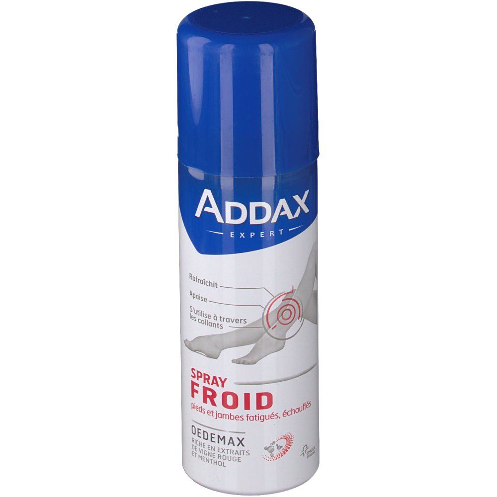 Addax pieds echauffement spray froid oedemax