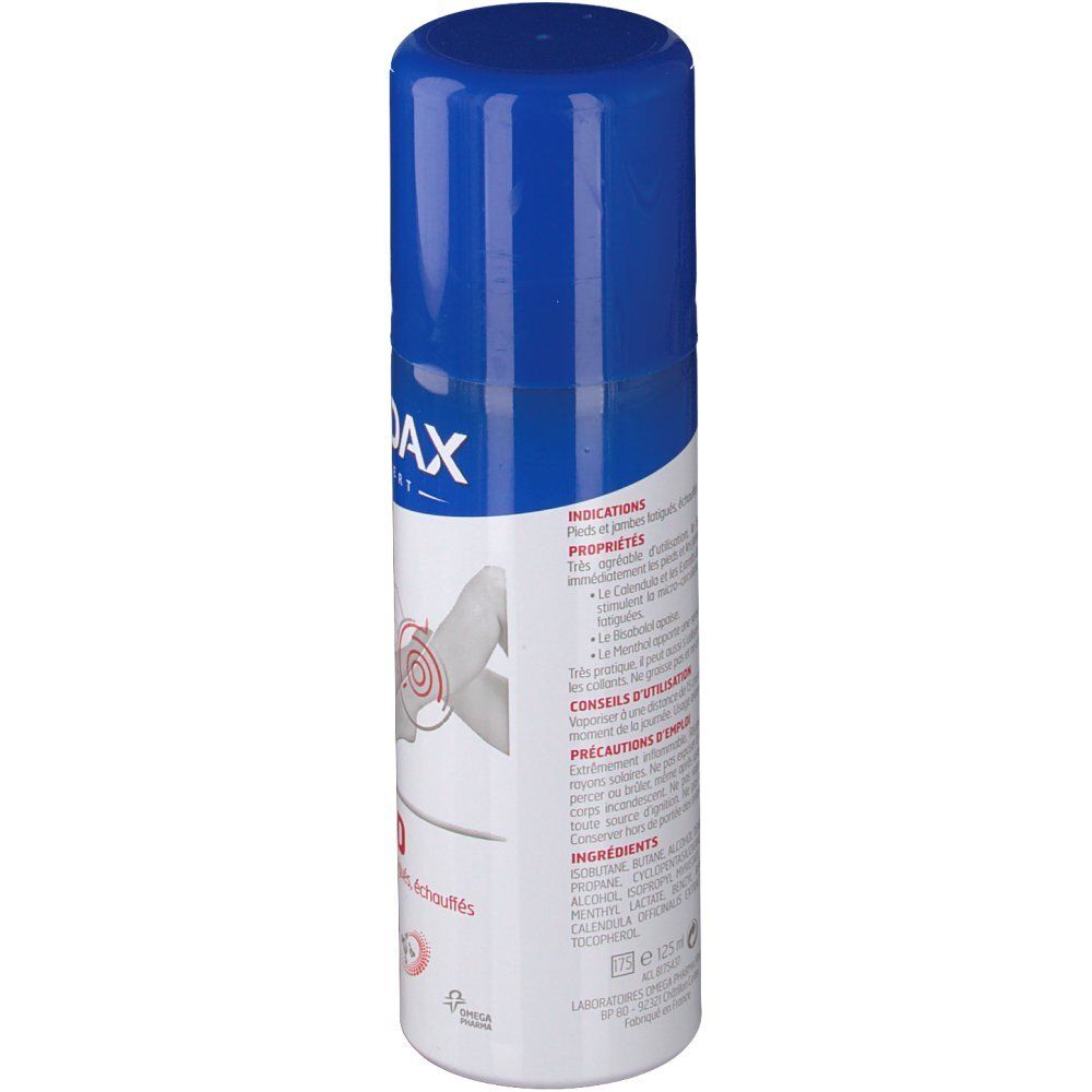 Addax pieds echauffement spray froid oedemax