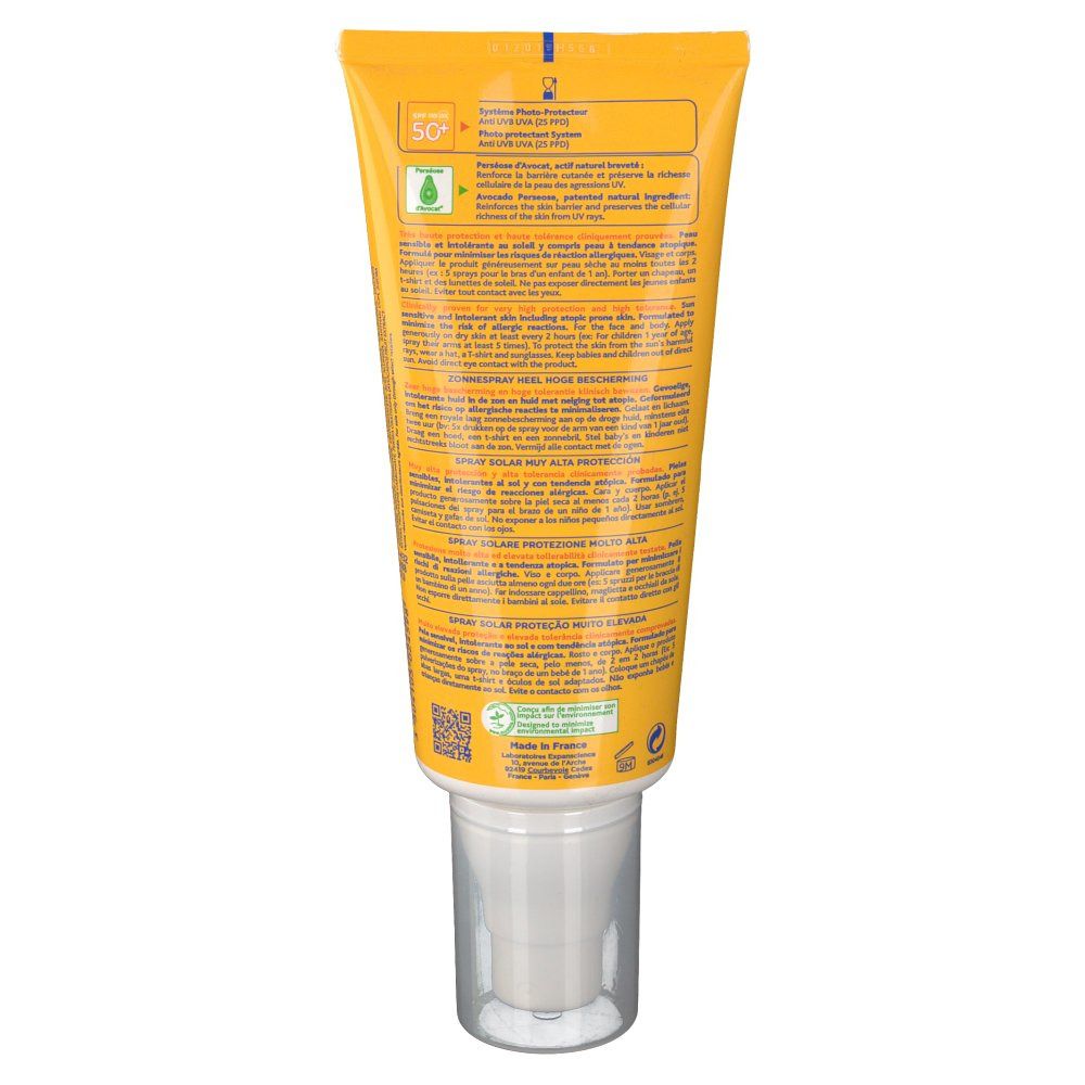 Mustrela® Spray solaire très haute protection