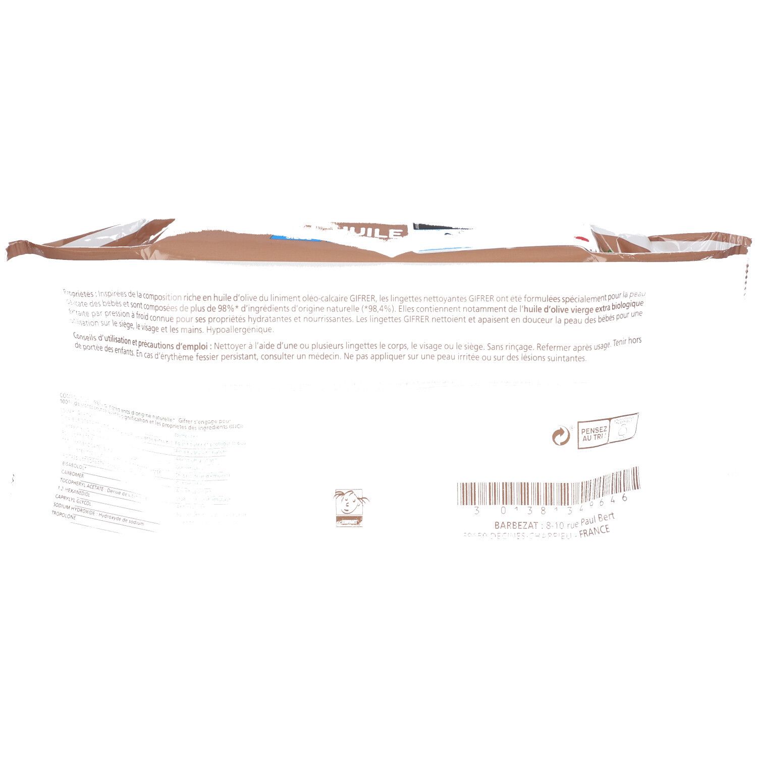 Gifrer lingettes bébés