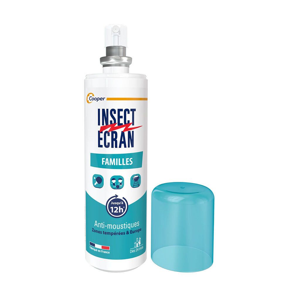 INSECT ÉCRAN Familles Anti-Moustiques Spray 100 ml