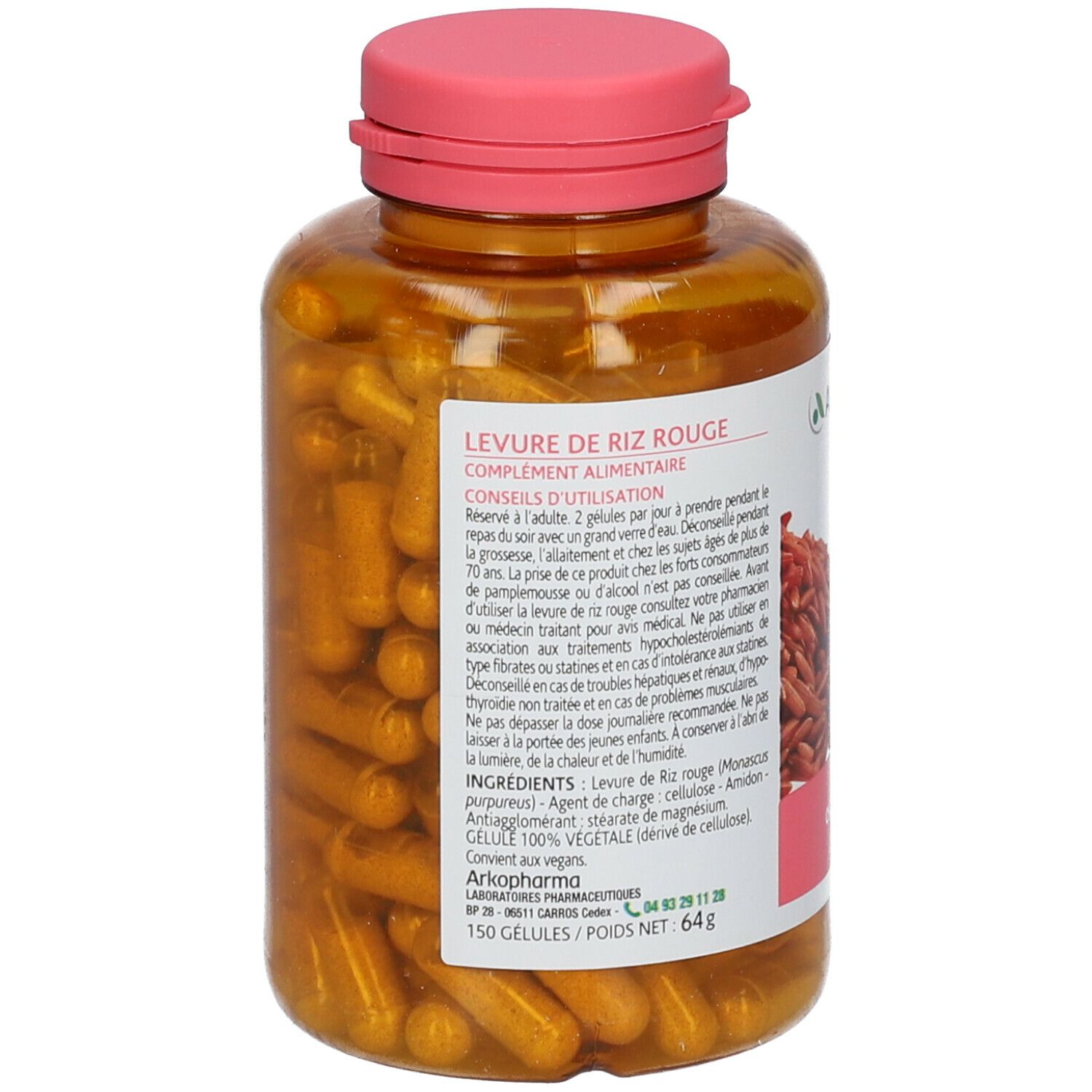 Arkopharma Arkogélules Levure riz rouge
