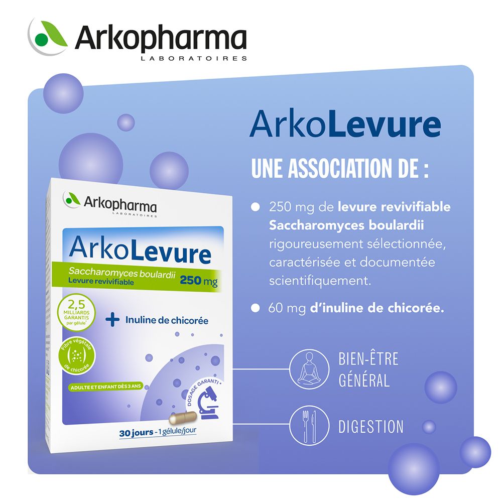 Arkopharma Arkolevure® 250 mg Blister