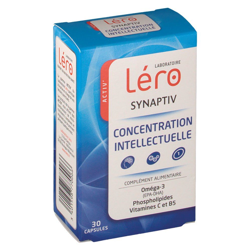 Laboratoire Léro Synaptiv concentration intellectuelle