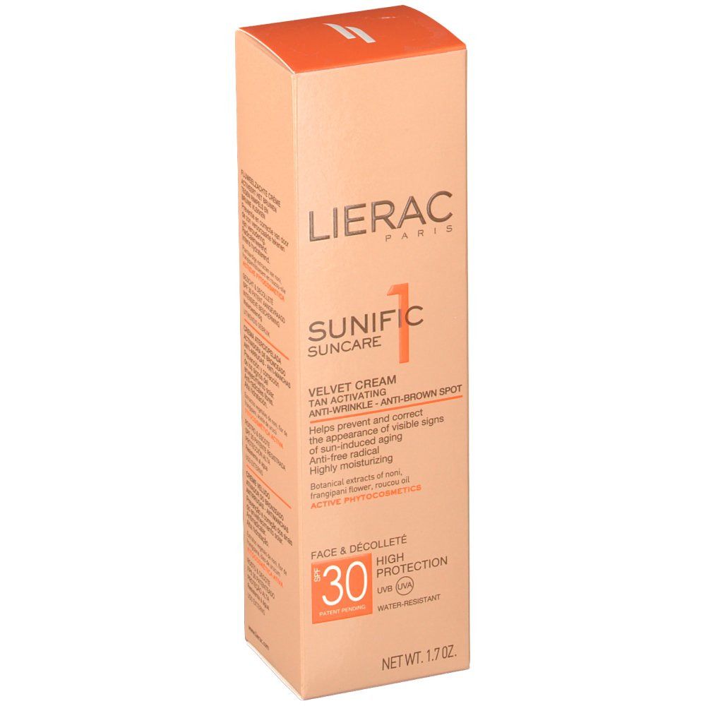 Lierac Sunific 1 crème velours SPF 30