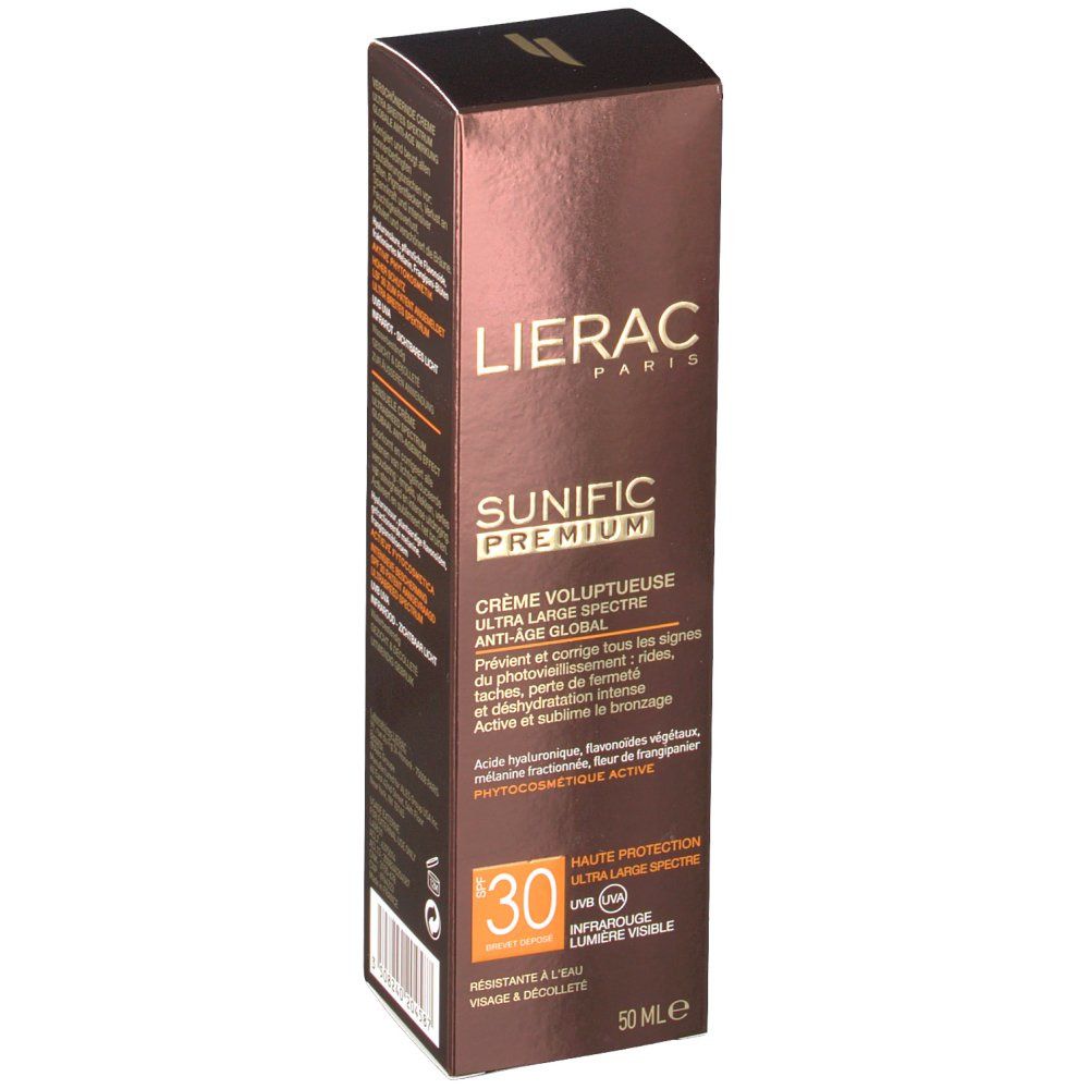 Lierac Sunific premium crème voluptueuse SPF 30 anti-tâche