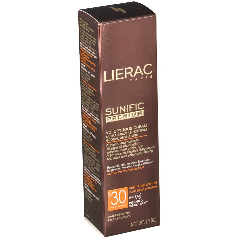 Lierac Sunific premium crème voluptueuse SPF 30 anti-tâche