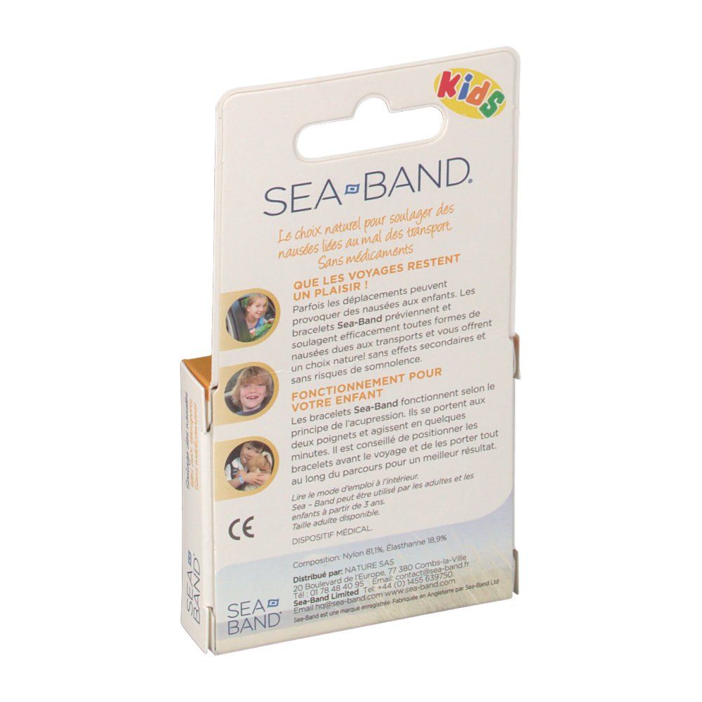 Bioexpress Seaband bracelet anti-nausée enfants vert
