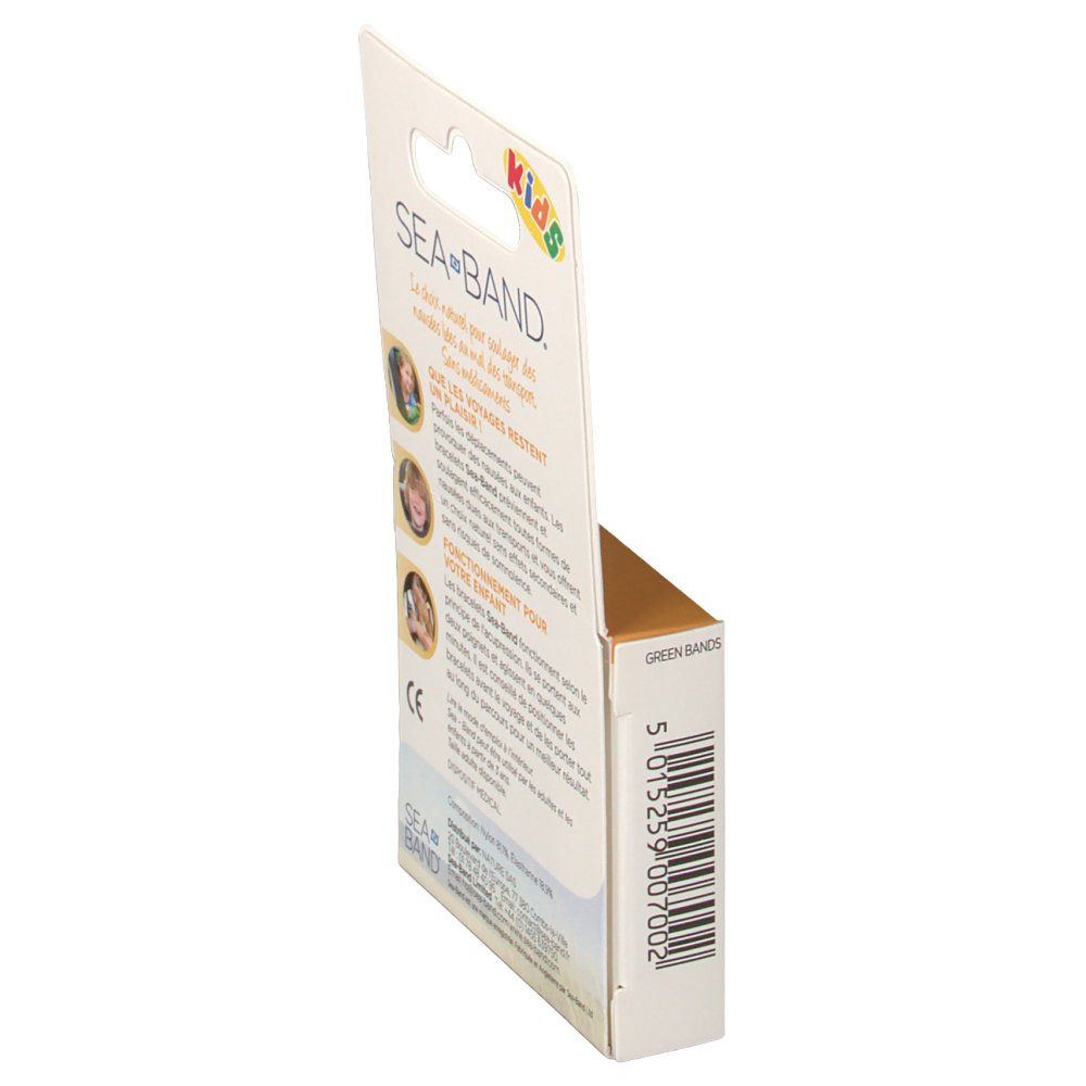 Bioexpress Seaband bracelet anti-nausée enfants vert