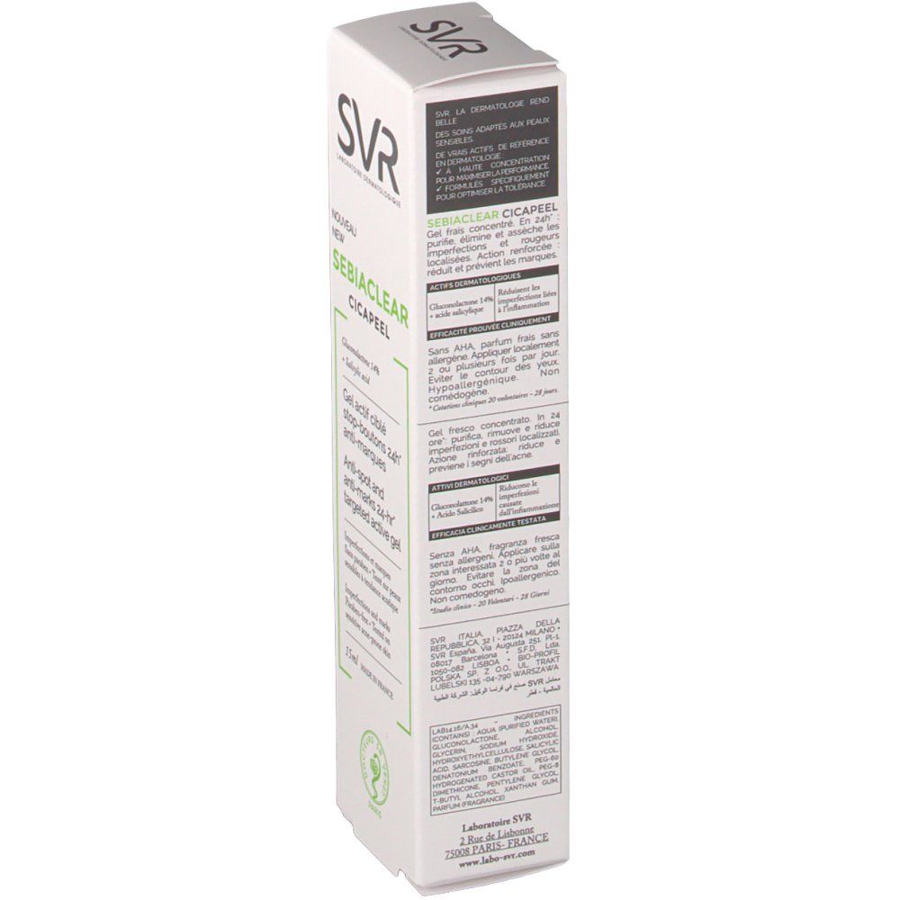 SVR  Sebiaclear Cicapeel Gel actif ciblé