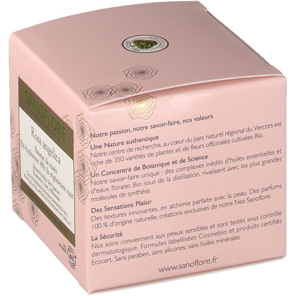Sanoflore Rosa Angelica baume de rosée nuit