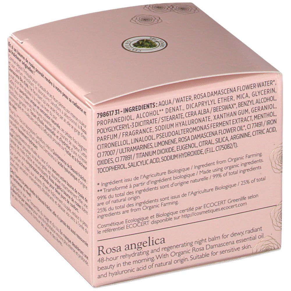 Sanoflore Rosa Angelica baume de rosée nuit