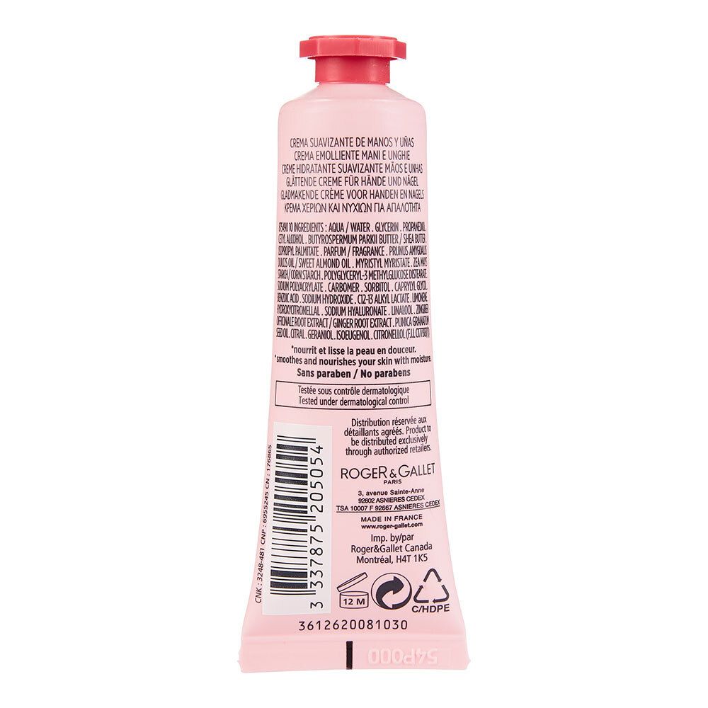 Roger & Gallet Crème Mains Gingembre Rouge