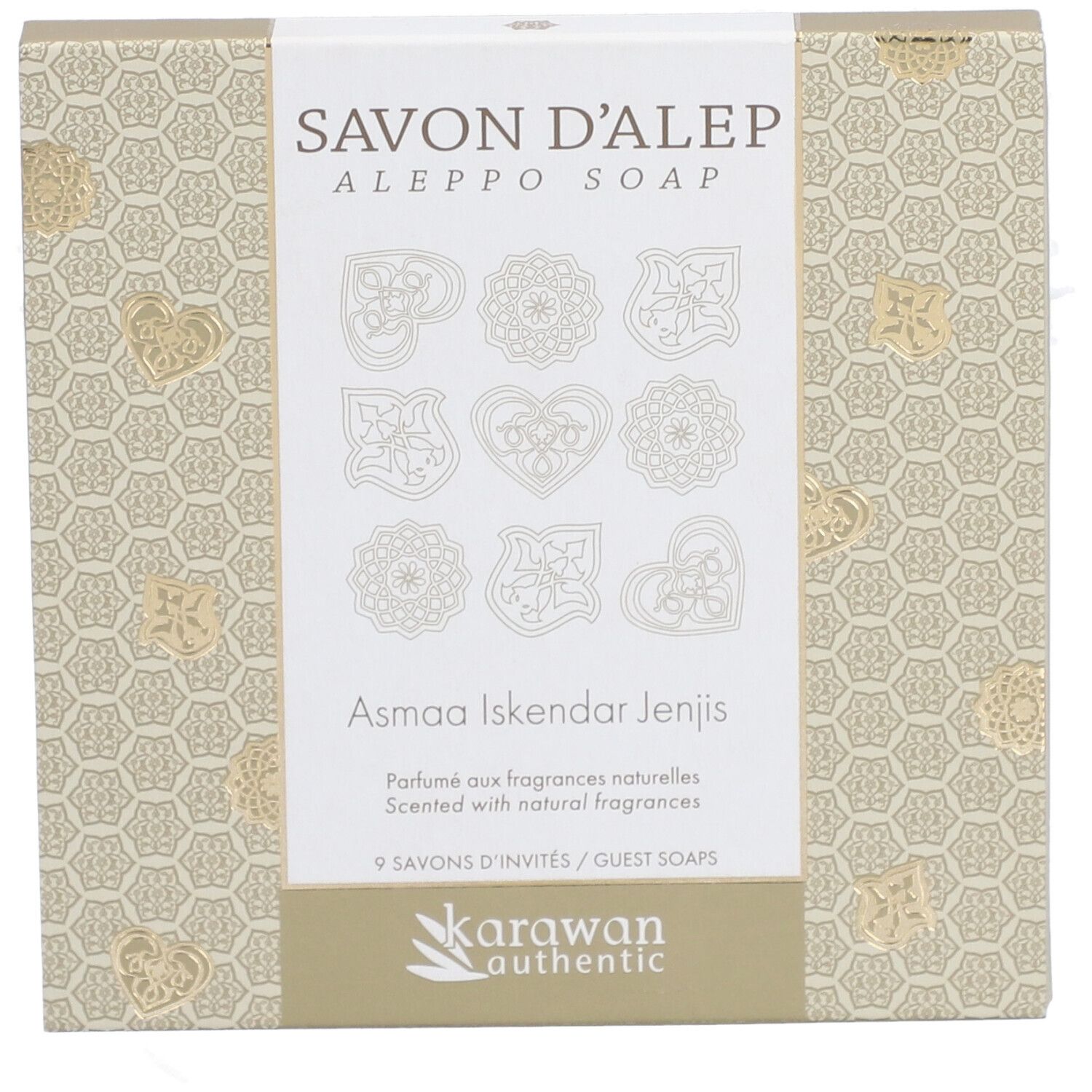 Karawan Coffret cadeau de 9 savons d'Alep artisanaux