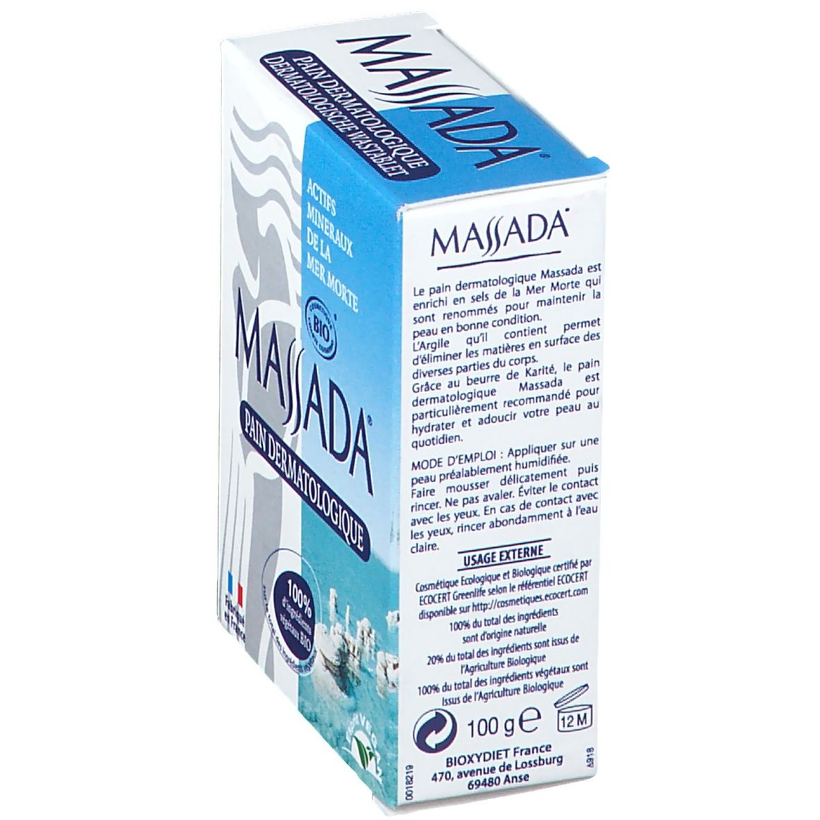 Massada® Pain dermatologique