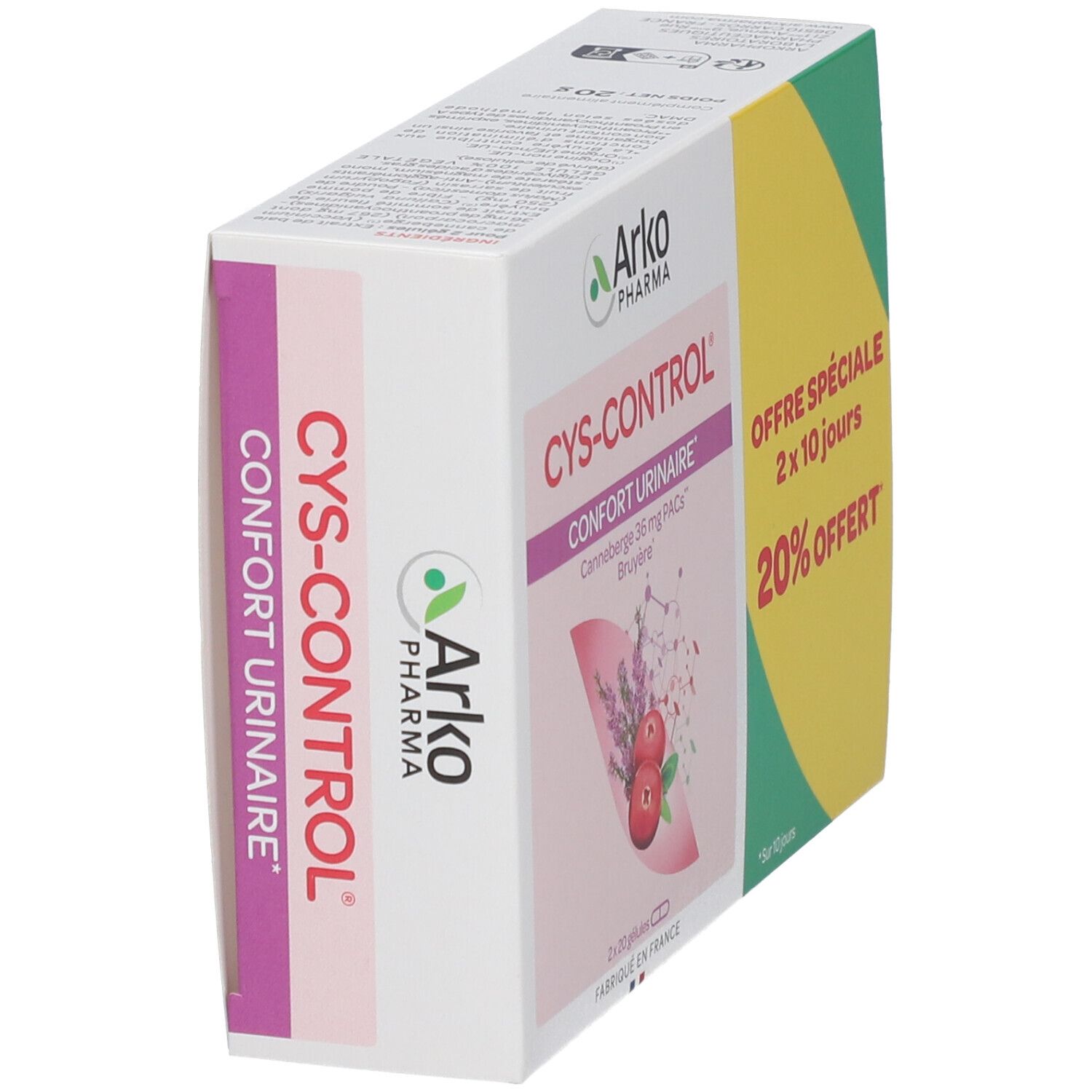 Arkopharma CYS-CONTROL® Gélules