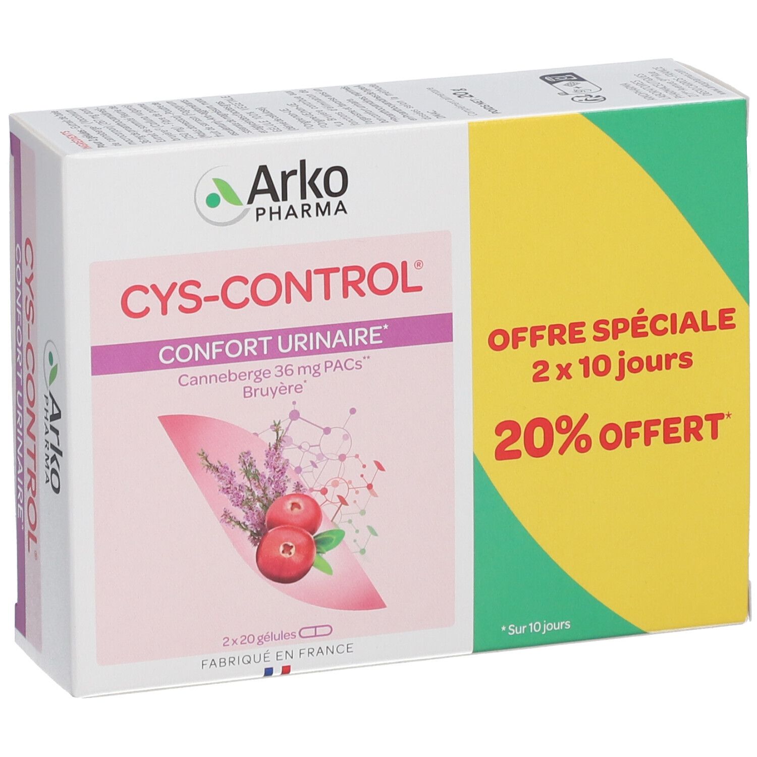 Arkopharma CYS-CONTROL® Gélules