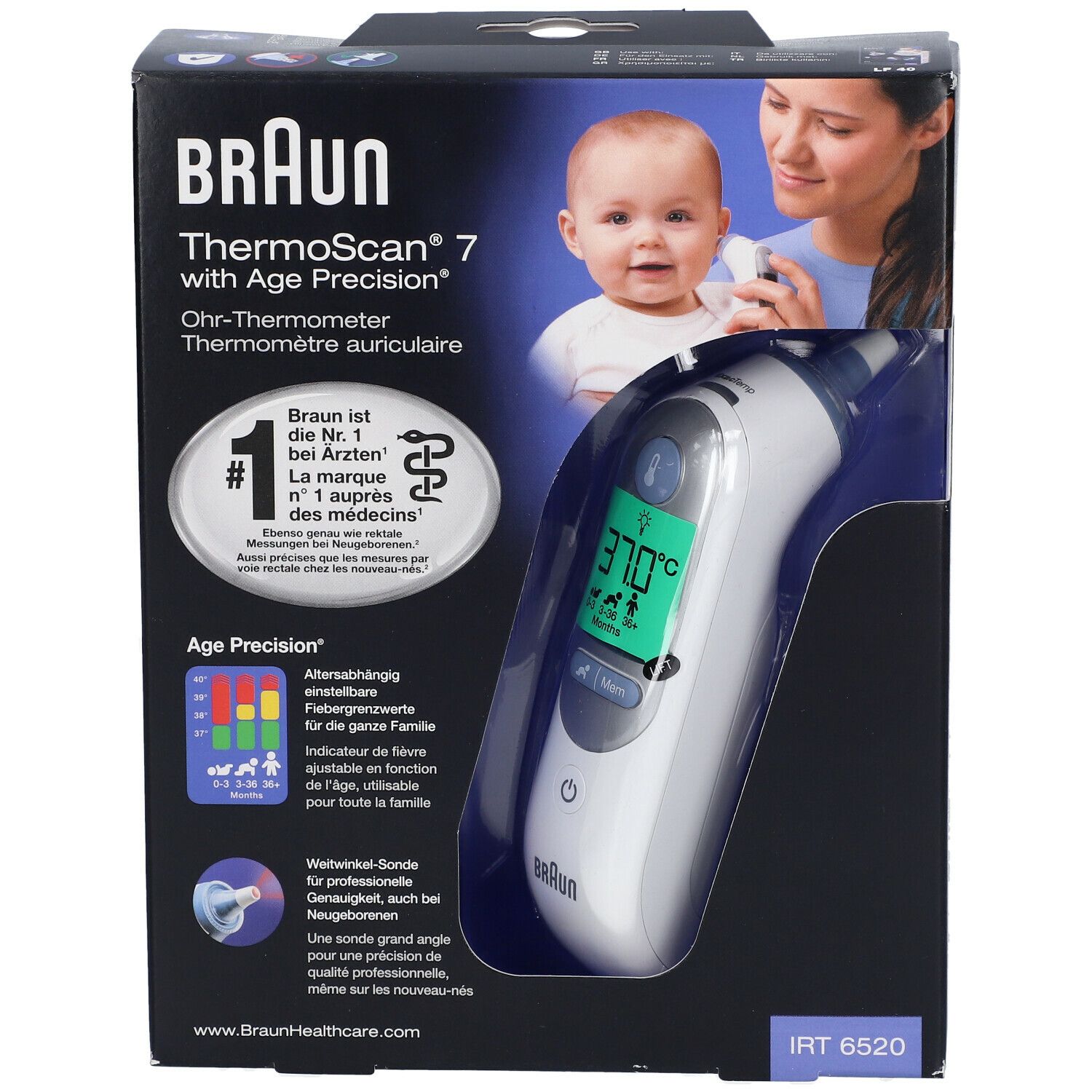 Braun Thermoscan® 7 Thermomètre auriculaire