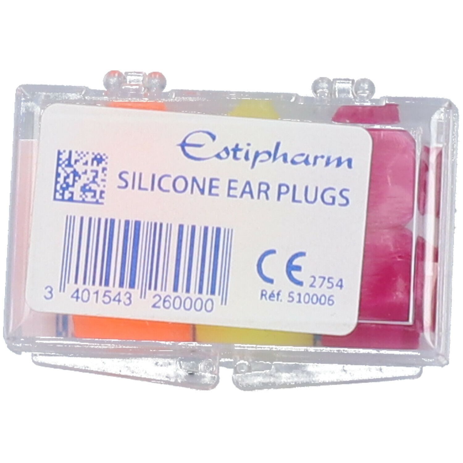 Estipharm bouchons d'oreille silicone 6 pc(s) - Redcare Pharmacie