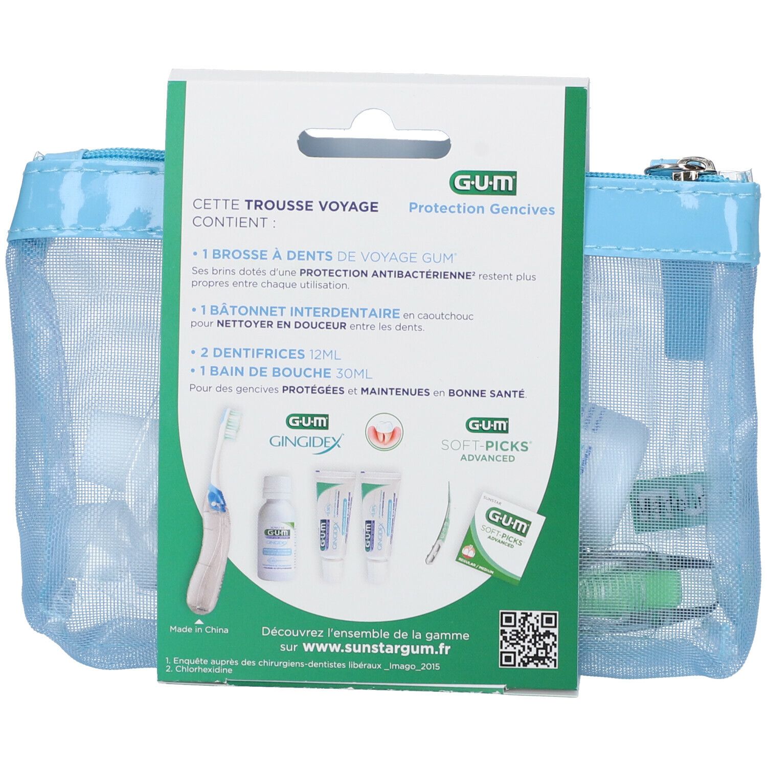 GUM® Trousse Voyage Protection Gencives 1 pc(s) - Redcare Pharmacie