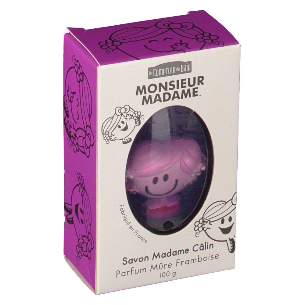Le Comptoir du Bain savon Mme Calin mûre framboise
