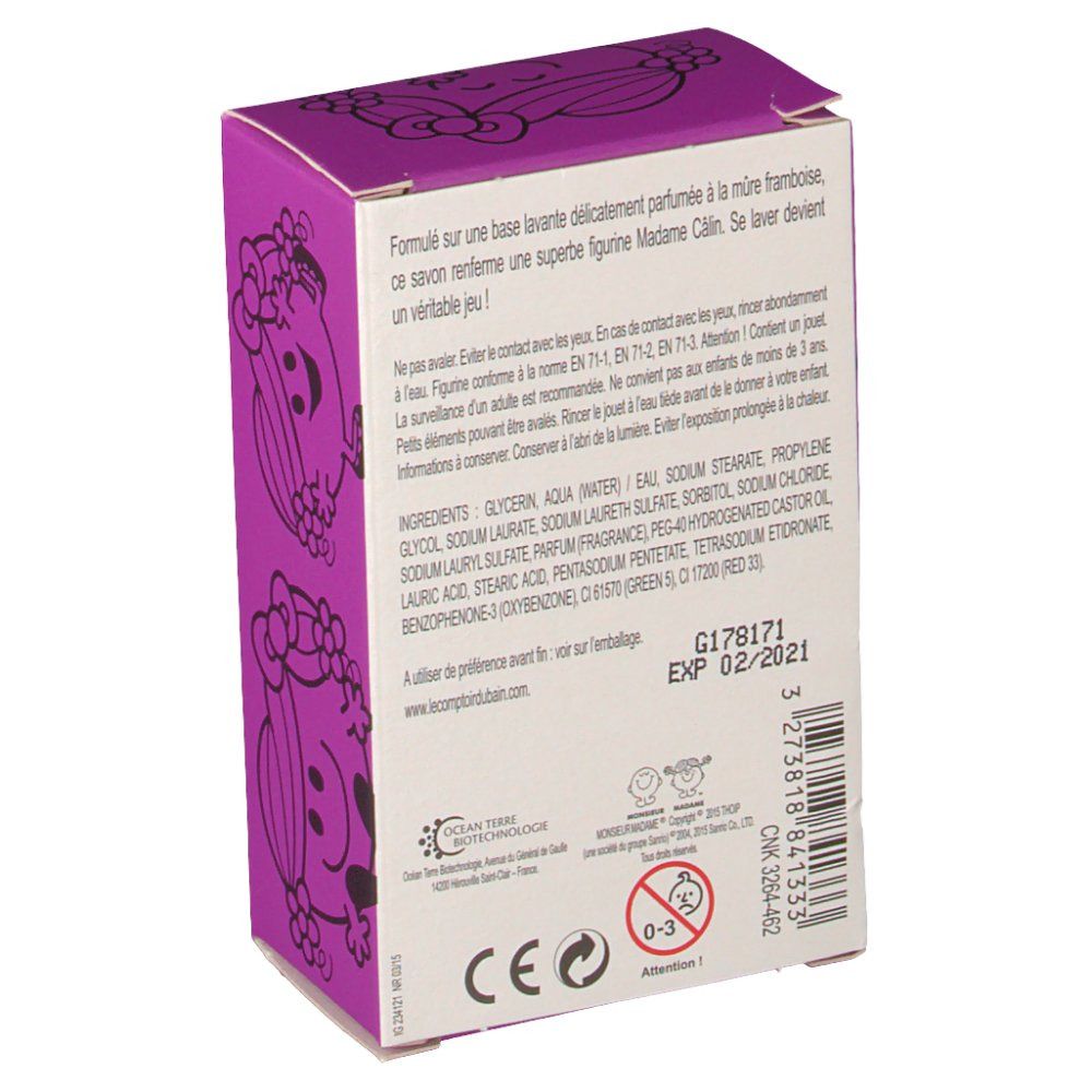 Le Comptoir du Bain savon Mme Calin mûre framboise