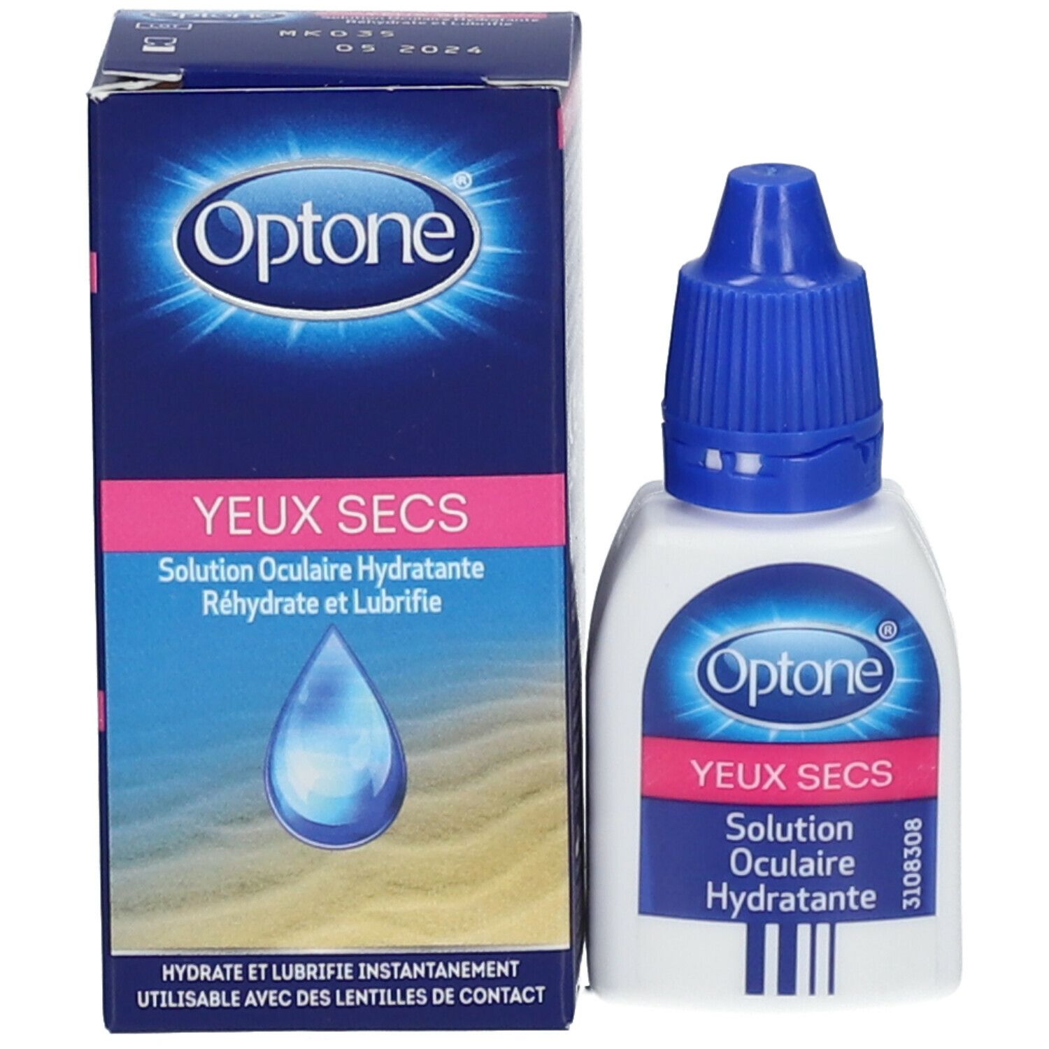 Optone solution oculaire hydratante yeux secs