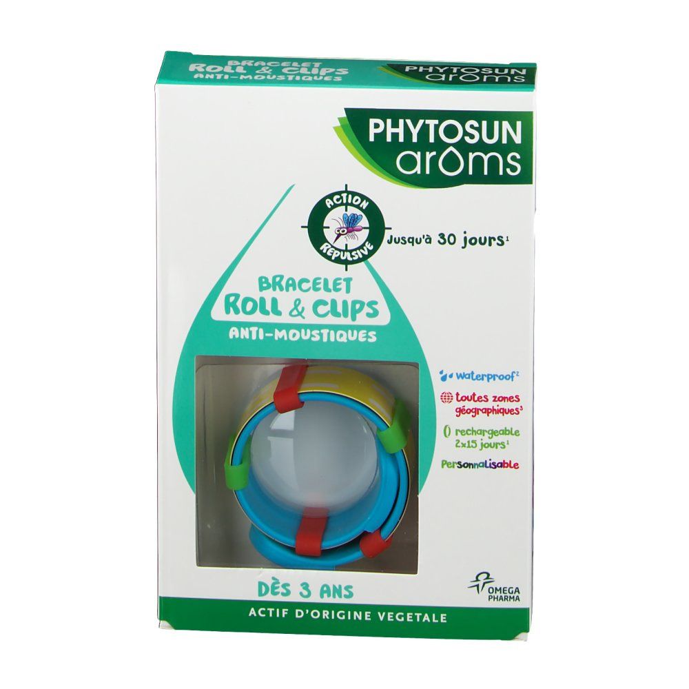 Phytosun Aroms bracelet antimoustique enfant + recharge