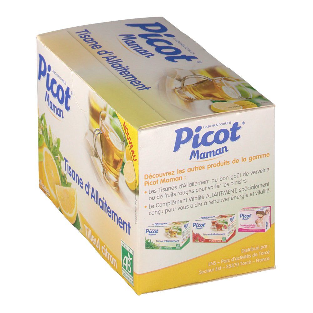 Picot Maman Tisane d'Allaitement Tilleul - Citron