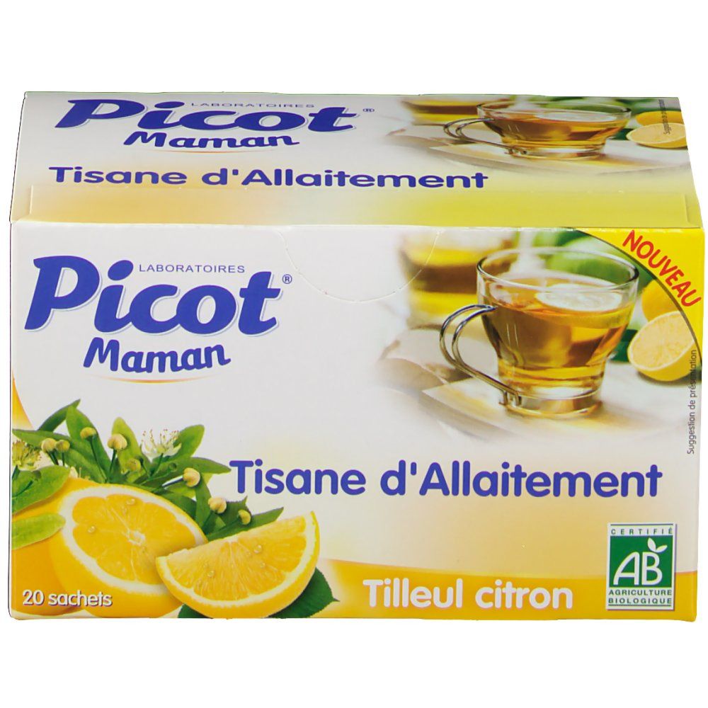 Picot Maman Tisane d'Allaitement Tilleul - Citron