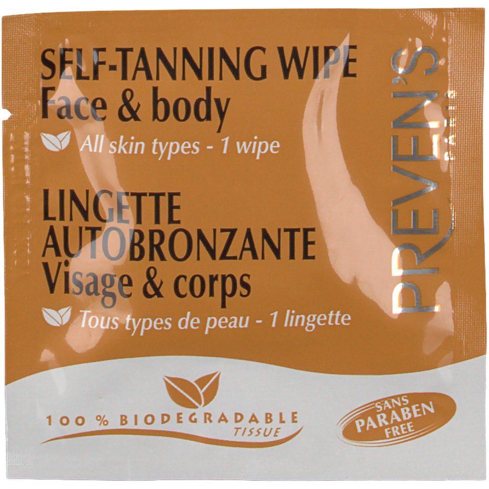 Prevens lingette autobronzante