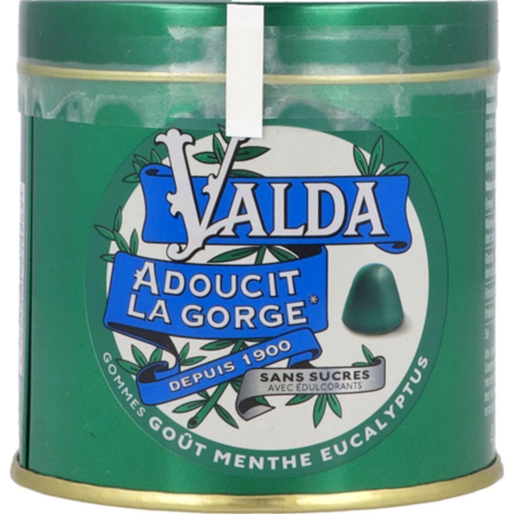 Valda Gommes Sans Sucres Menthe Eucalyptus
