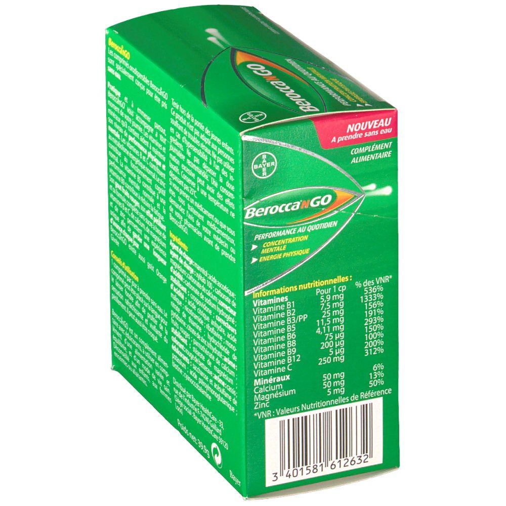 Berocca®N GO Fruits rouges
