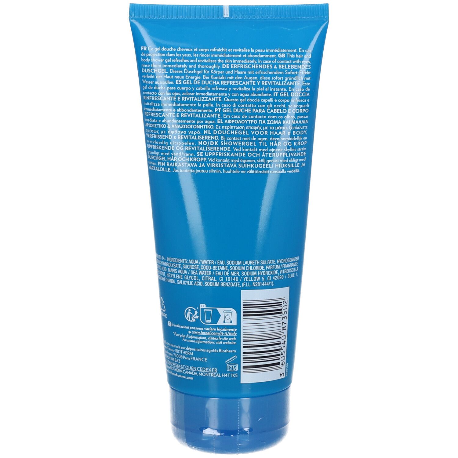 Biotherm Homme Aquafitness