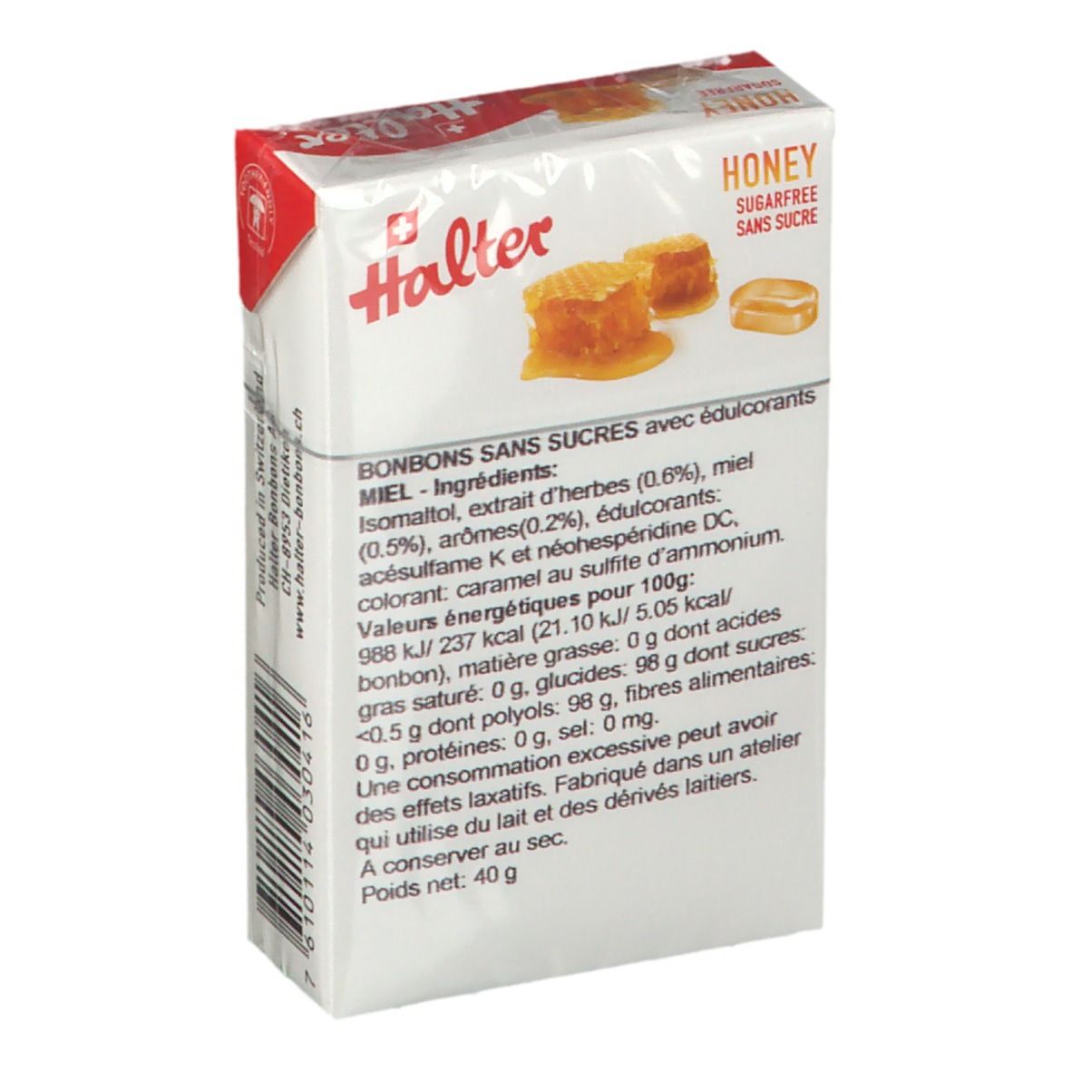 Halter Bonbons Miel Sans Sucre