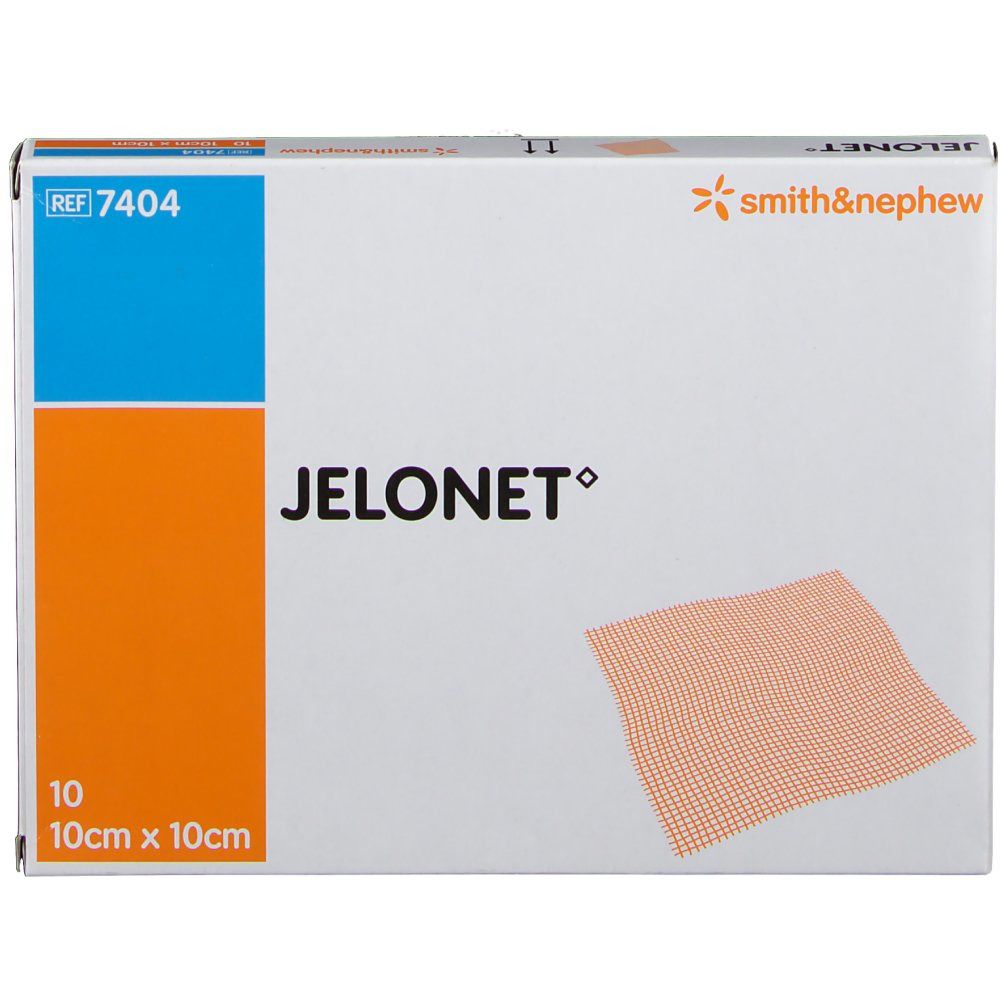 Smith & Nephew JELONET Pansement gras stérile 10 x 10 cm